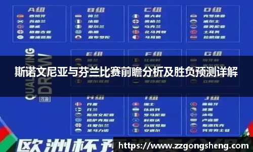 斯诺文尼亚与芬兰比赛前瞻分析及胜负预测详解