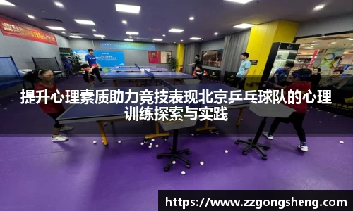 提升心理素质助力竞技表现北京乒乓球队的心理训练探索与实践